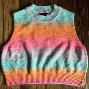 NO BOUNDARIES • soft knit pullover sweater vest cottagecore indie y2k retro 90s